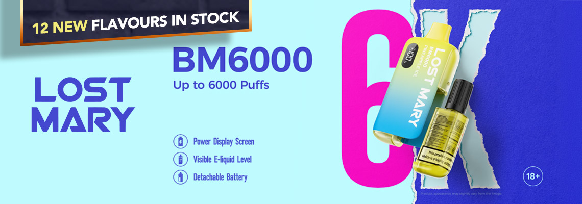 Lost Mary BM6000 Disposable Pod - 12 New FLavours  - Order Now a