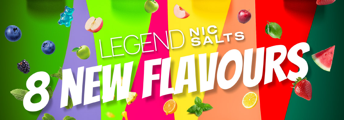 Elux Nic Salts - 8 New Flavours - Available in 10mg & 20mg -