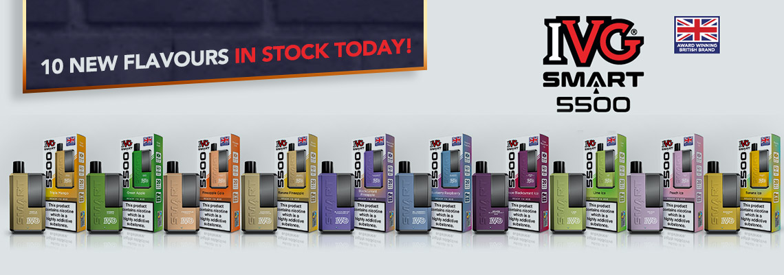 IVG Smart 5500 - 10 New Flavours - Order Now at Smoke Purer!!!