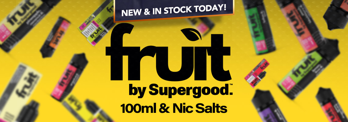 New Fruit By Supergood 100ml & Nic Salts - Order Now at Smok