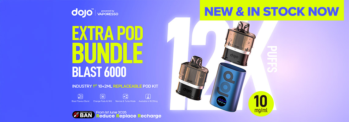 New Vaporesso Dojo 12k 10mg kit Bundle - Order Now at Smoke Pure