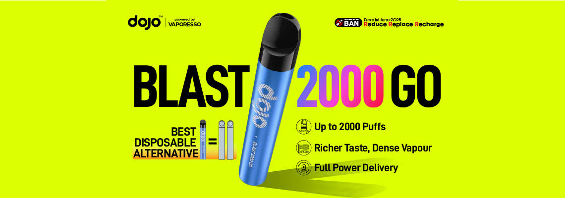 New Vaporesso Dojo Blast 2000 Go Kit - Order Now at Smoke Purer!