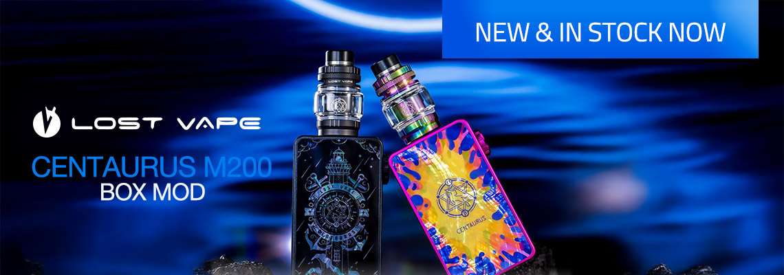 New Lost Vape Centaurus M200 Box Mod - Order Now at Smoke Purer!