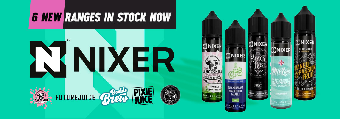 Nixer 30ml Long Fill  - 5 New Ranges - Order Now at Smoke Purer!