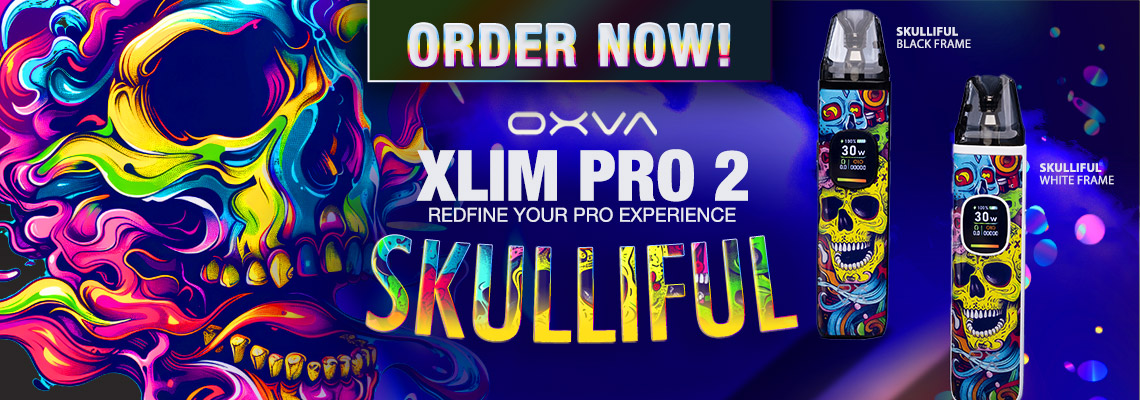 New Oxva Xlim Pro 2 Skulliful Black & Skulliful white - Orde