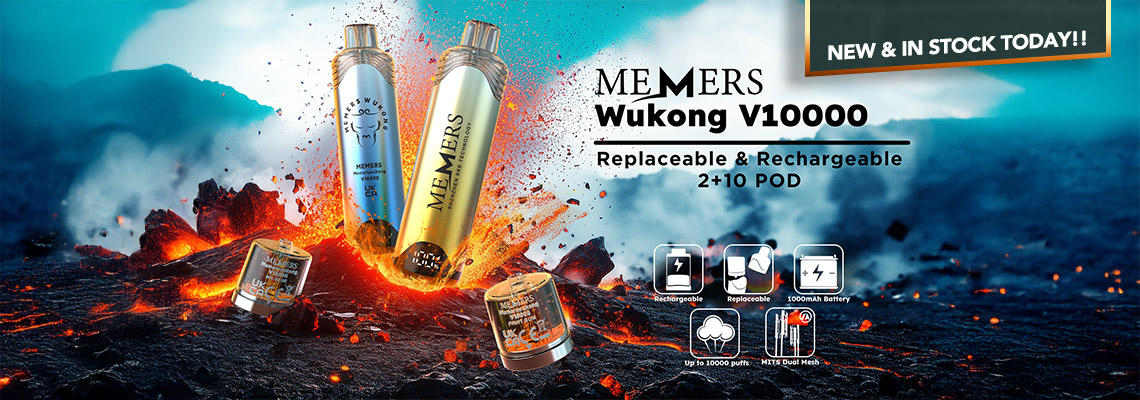 New Memers Wukong V10000 Kit & Refills - Order Now at Smoke 