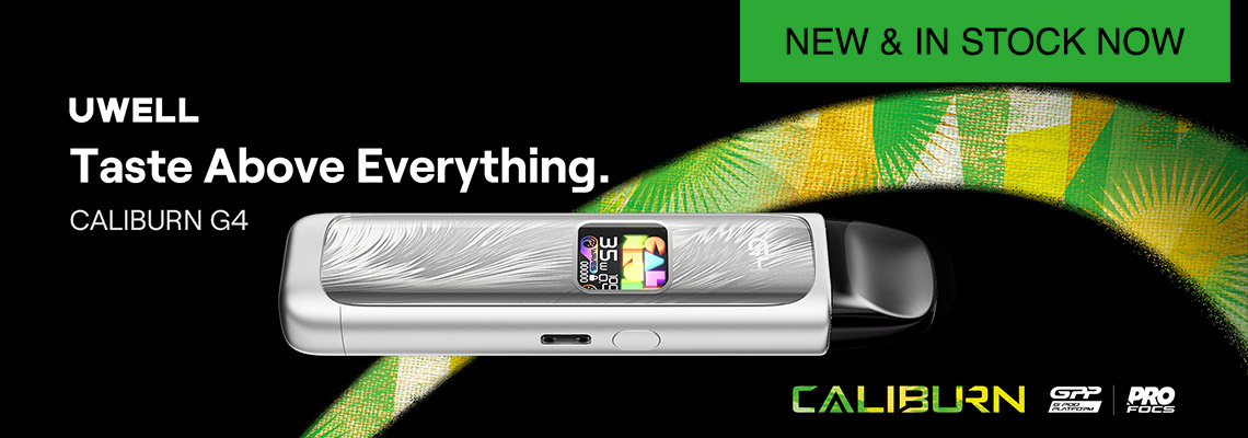 New Uwell Caliburn G4 Pod Kit - Order Now at Smoke Purer!!!