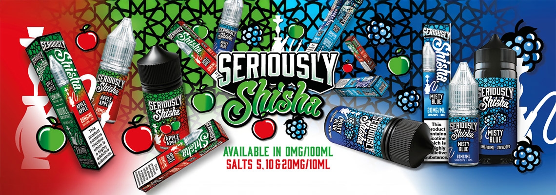 New Doozy Vape Seriously Shisha Range -  Available in 5/10/20mg 