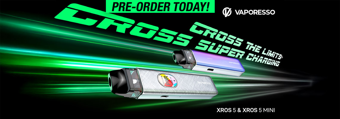 New Vaporesso Xros 5 & 5 Mini Pod kit - Pre Order Now at Smo
