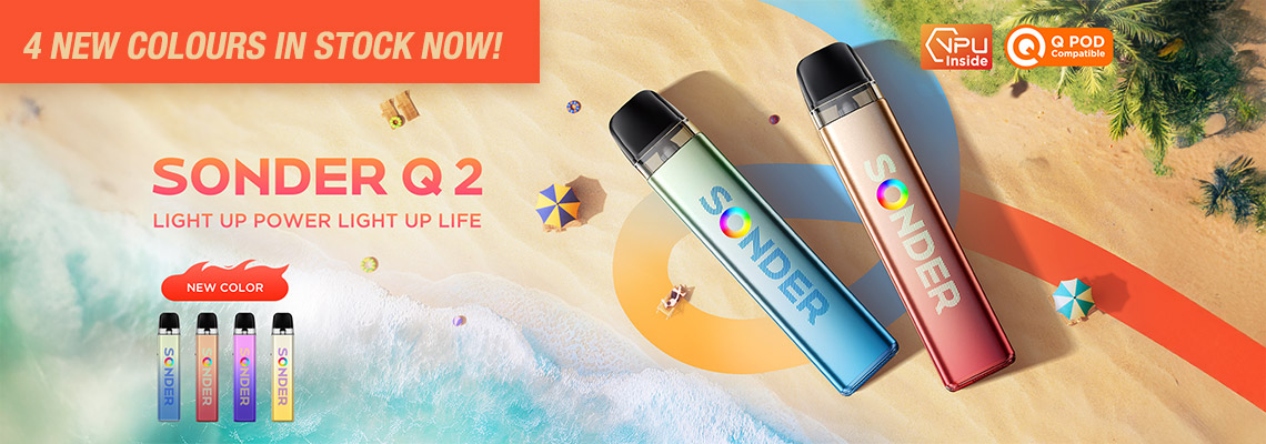 Geekvape Sonder Q2 pod kit - 4 New colours - Order Now at Smoke!