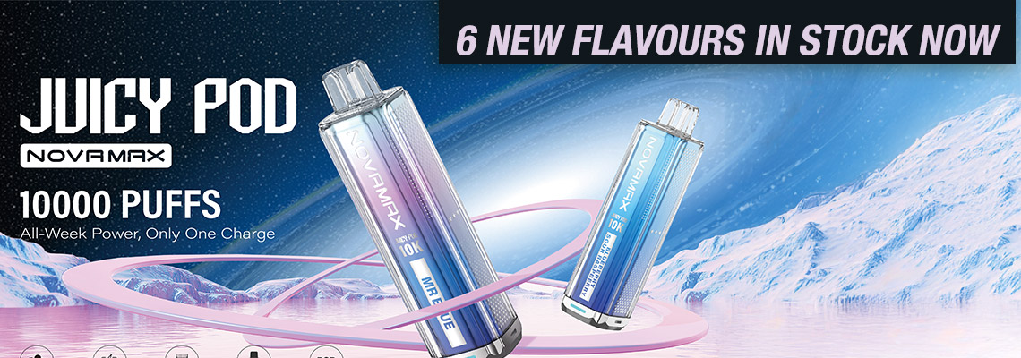 Juicy Pod Novamax 10K Pod Kit - 6 New Flavours - Order Now at Sm