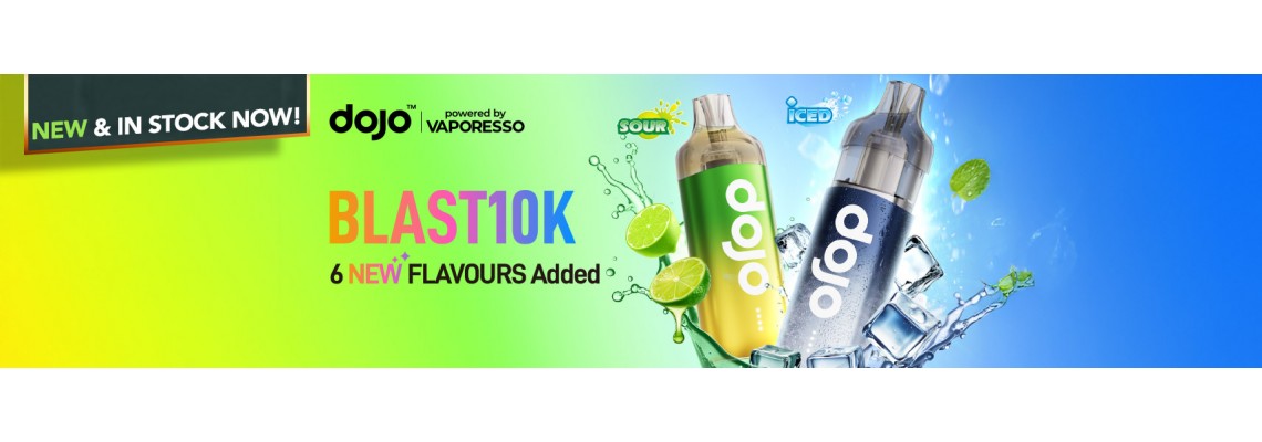 Dojo blast 10k Pod Kits & Refills - 6 New Flavours - Order N