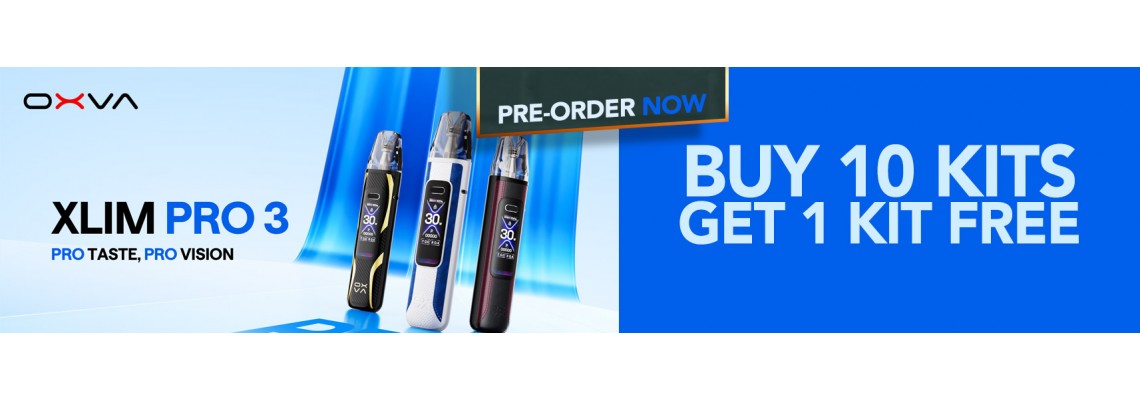 New Oxva Xlim Pro 3 & Xlim Ultra 3 Pod Kits Buy 10 Get 1 Fre