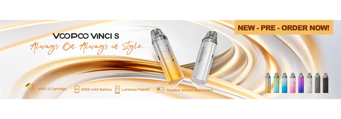New Vinci S Pod Kit - 2000mah - Pre Order Now at Smoke Purer!!!