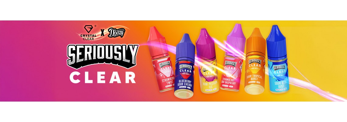 New Doozy Seriously Clear Nic Salts - Available in 5/10/20mg - O