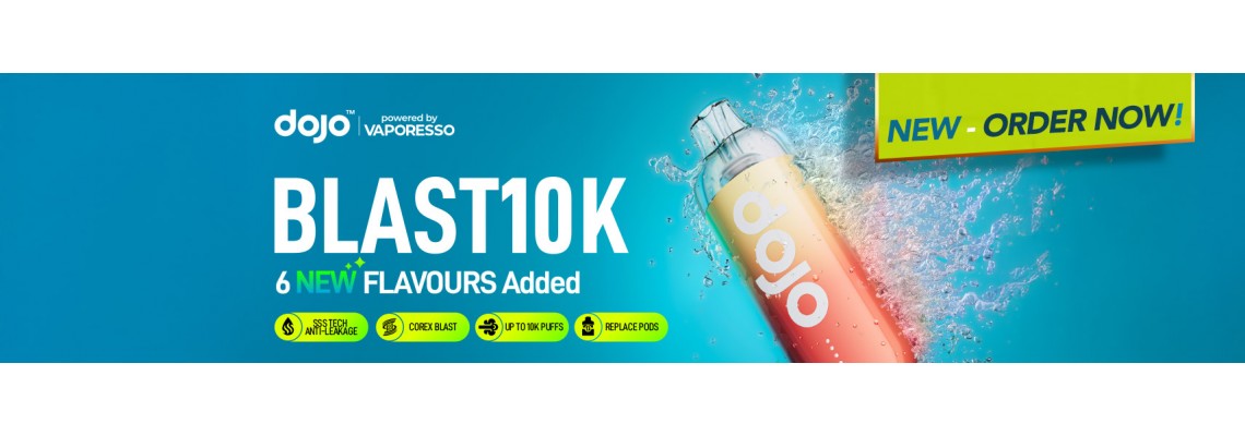 Vaporesso Dojo Blast 10k Kit New Flavours & Dojo Blast 30K R