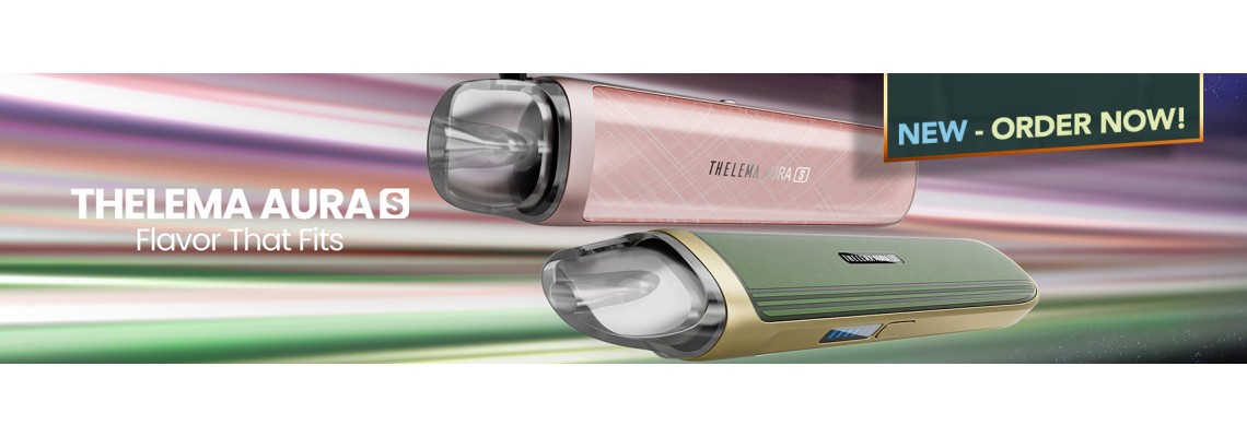 New Lost Vape Thelema Elite Aura S Pod Kit & E Plus V2 Pods